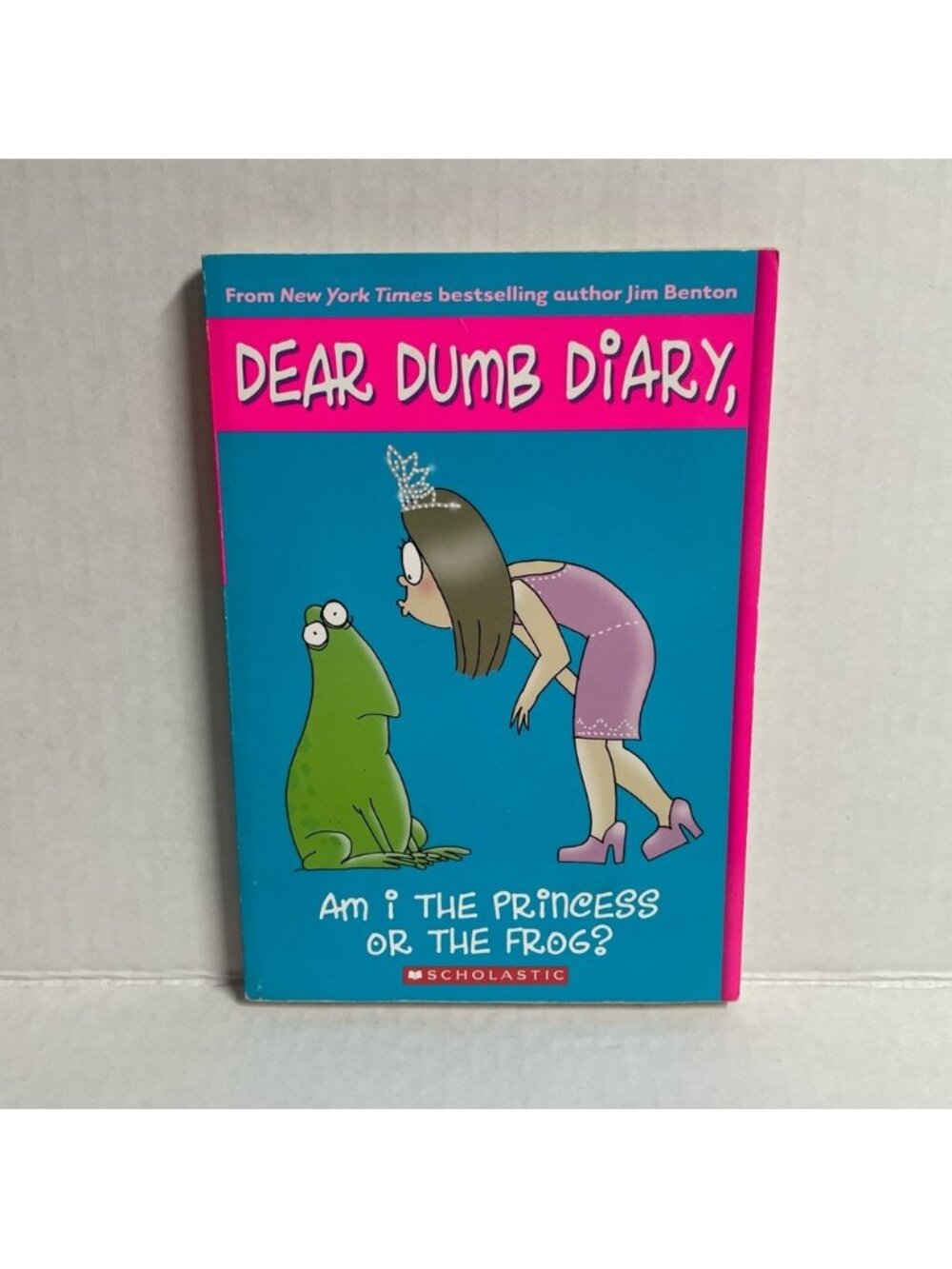♦️$3♦️ Dear Dumb Diary, Am I The Princess Or The Frog? Jim Benton kids book